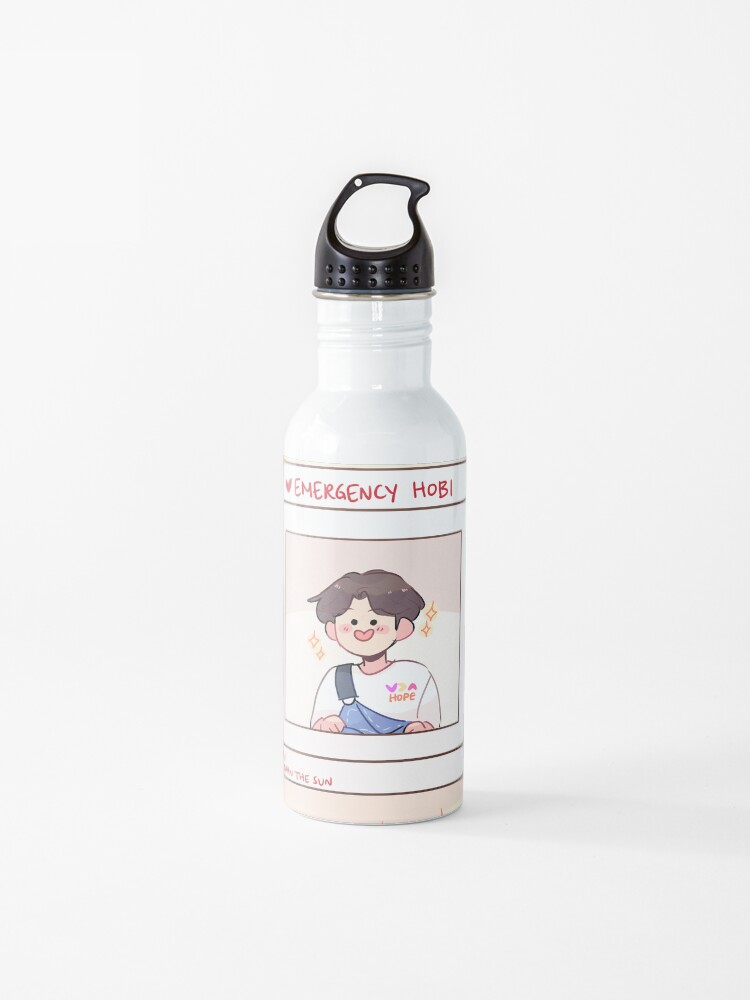 "BTS: EMERGENCY HOBI!" Water Bottle by randomsplashes