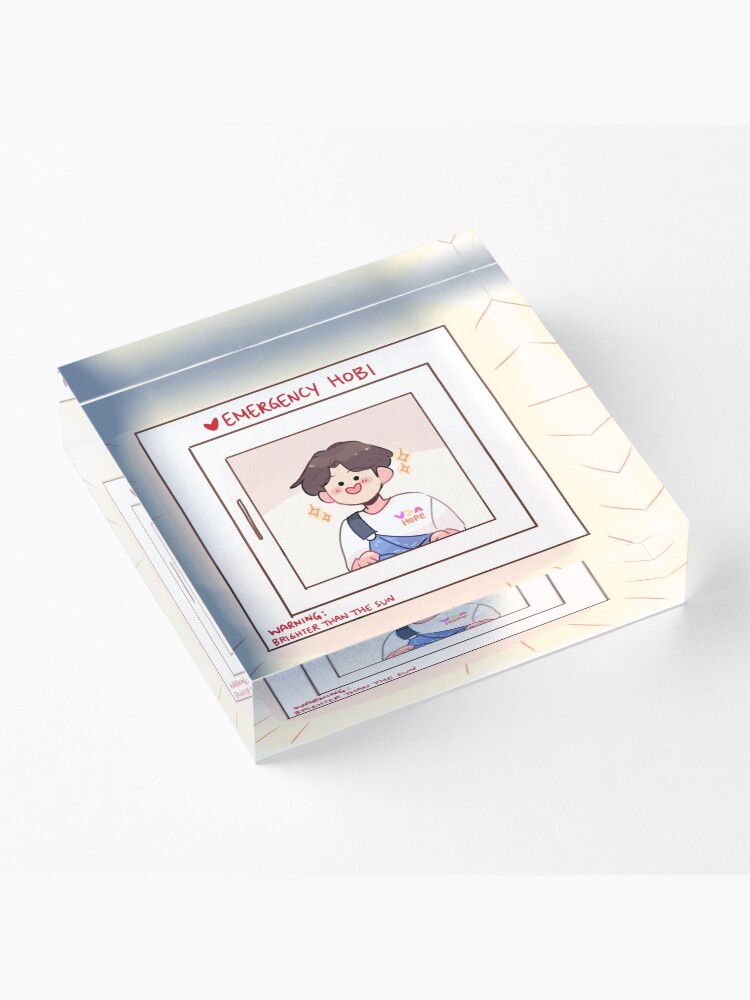 Alternate view of BTS: EMERGENCY HOBI! Acrylic Block