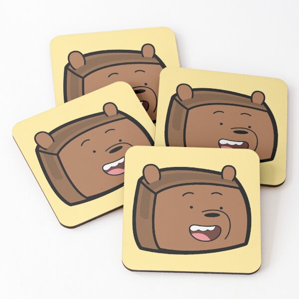 Item preview, Grizzly - We Bare Bears Boxheadz designed and sold by FIBOXCIO.