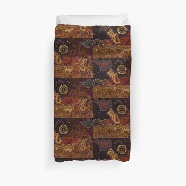 Desert Heat (Australian Outback Art) Duvet Cover