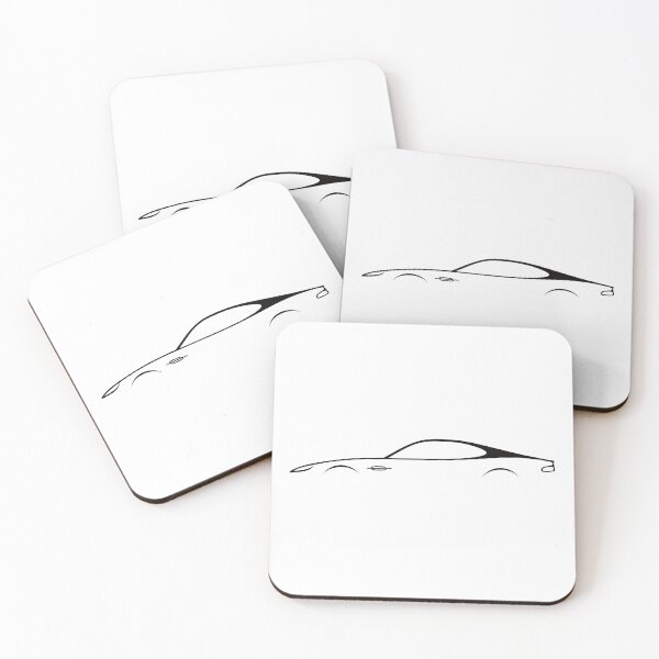 Aston Martin DB7 Coasters (Set of 4)
