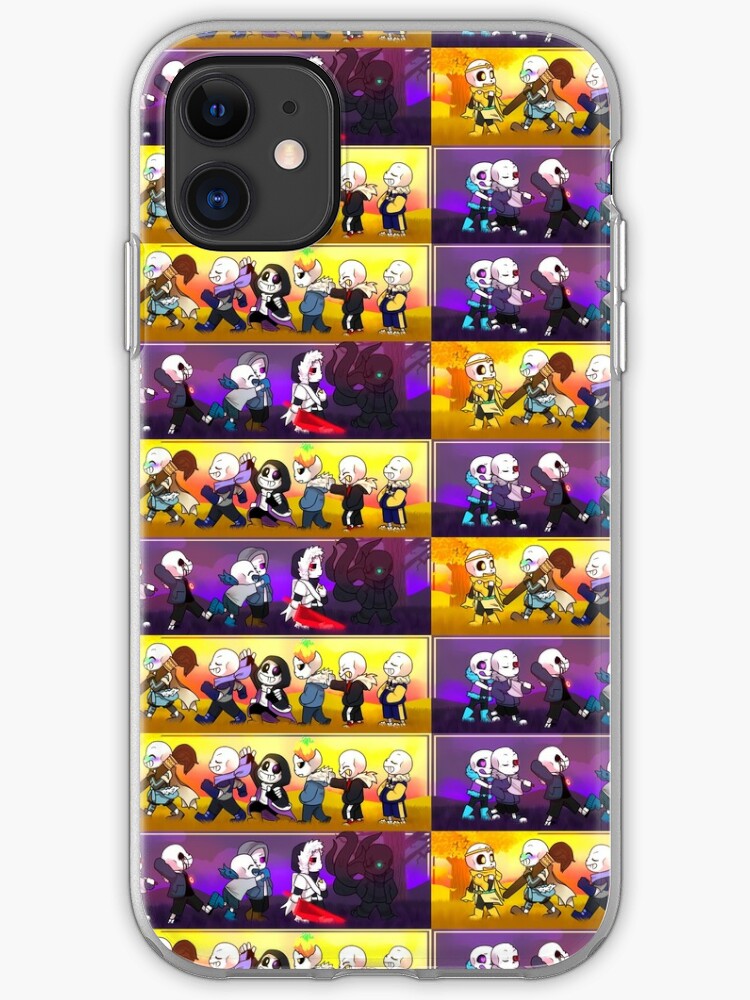 Undertale Au Sanses Good And Evil Iphone Case Cover By