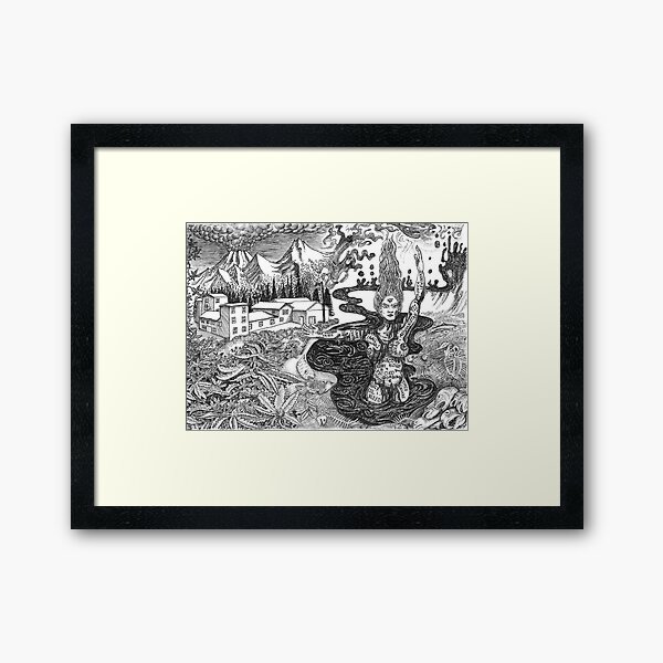 Our Lady of the Pillar Framed Art Print