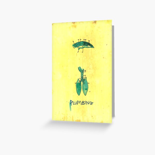 Plumbing Greeting Card