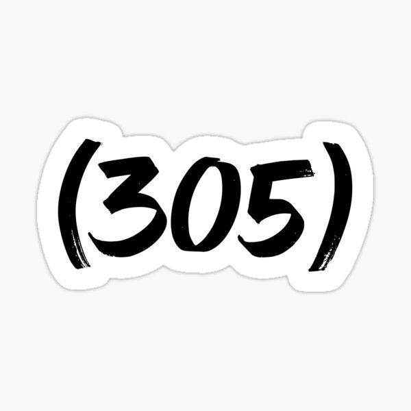 Item preview, 305 Area Code - Miami/Keys  designed and sold by DesignsbyKell.