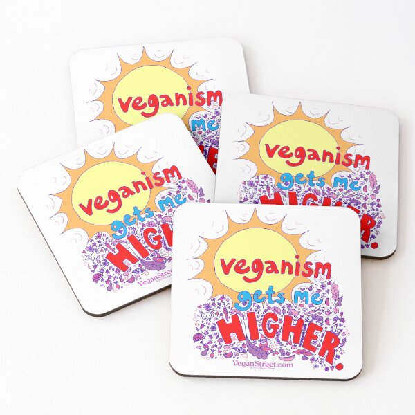 Item preview, Veganism Gets Me Higher. designed and sold by VeganStreet.
