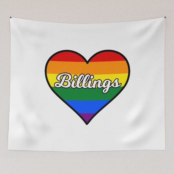 Item preview, Billings Montana Gay Pride Heart designed and sold by fearcity.