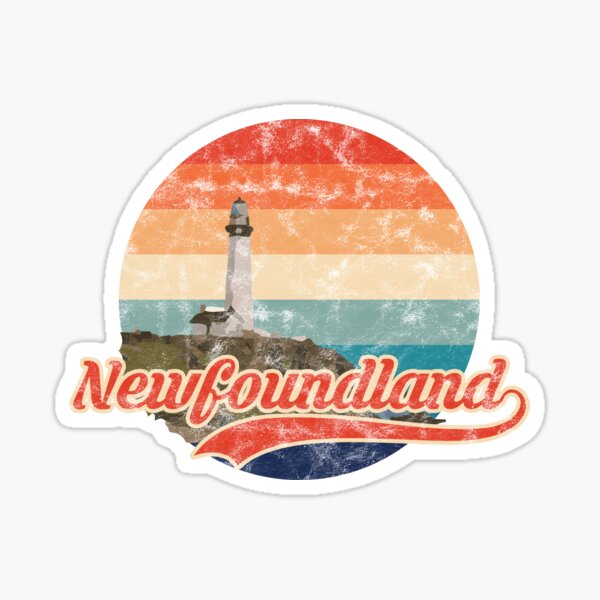Vintage Lighthouse || Newfoundland and Labrador || Gifts || Souvenirs || Clothing Sticker