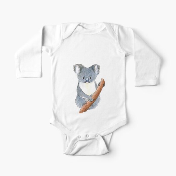 Gorgeous koala - Raising funds for the RSPCA Queensland Long Sleeve Baby One-Piece