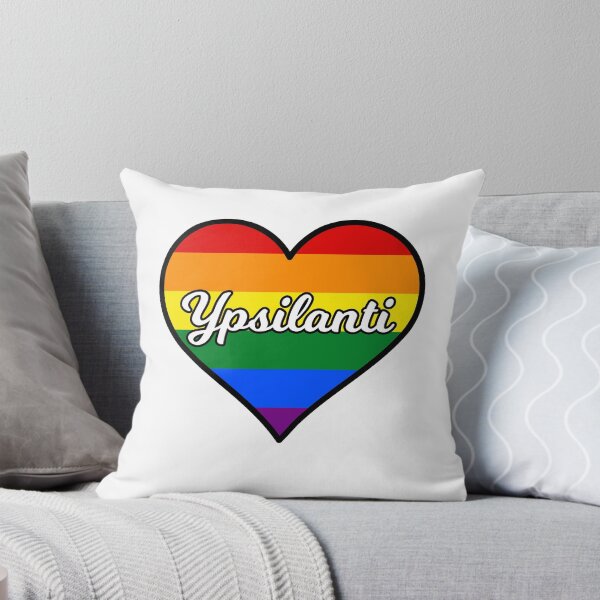 Item preview, Ypsilanti Michigan Gay Pride Heart designed and sold by fearcity.