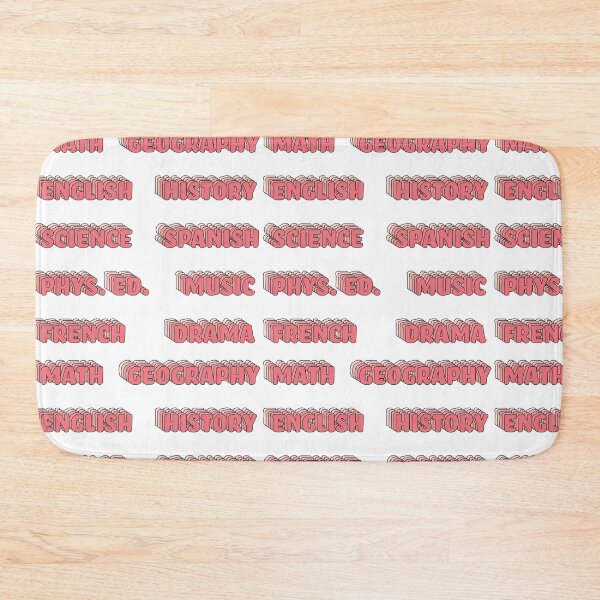 Item preview, Rad Coral School Subject Sticker Pack designed and sold by The-Goods.