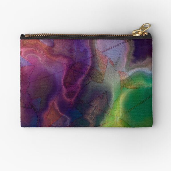 Vibrant Decay 4 Zipper Pouch