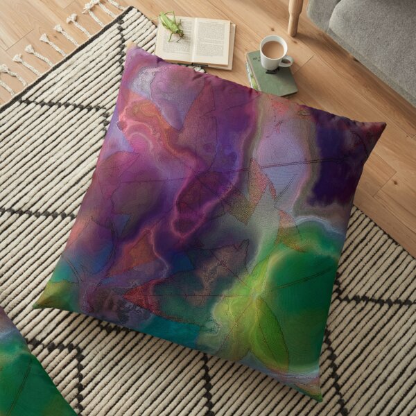Vibrant Decay 4 Floor Pillow