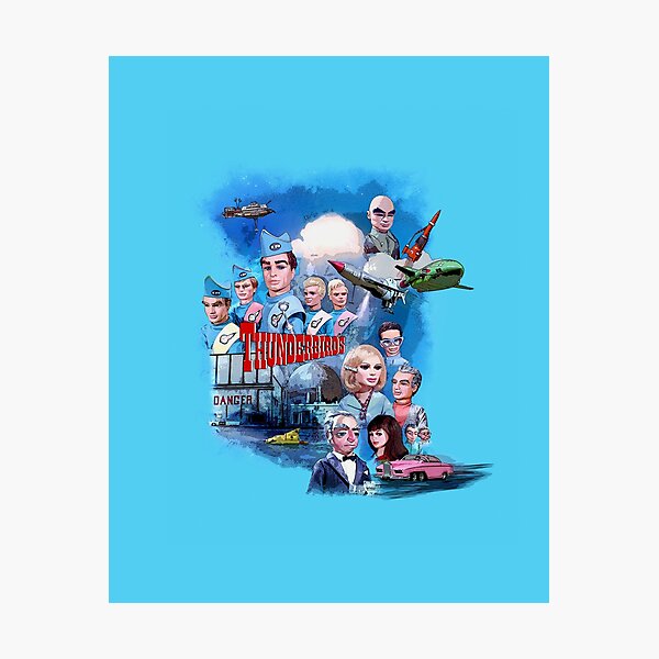 Thunderbirds drawing 1 Photographic Print