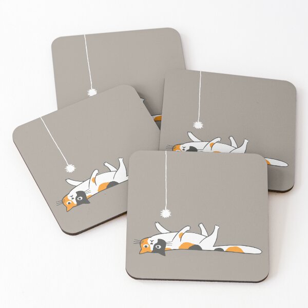 Item preview, Funny Bored Calico Kitty Cat designed and sold by Jenn Inashvili.