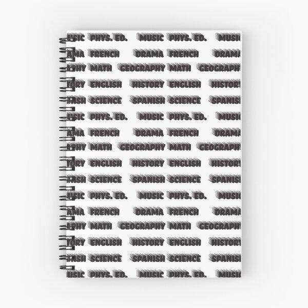Item preview, Rad Black School Subject Sticker Pack designed and sold by The-Goods.