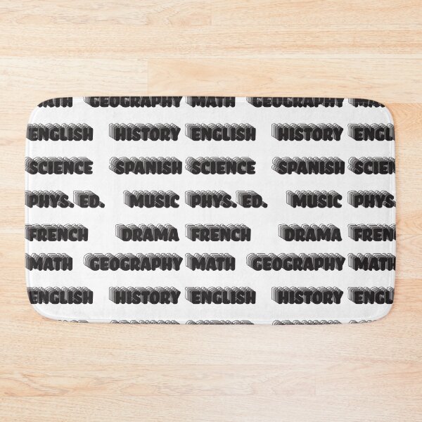 Item preview, Rad Black School Subject Sticker Pack designed and sold by The-Goods.
