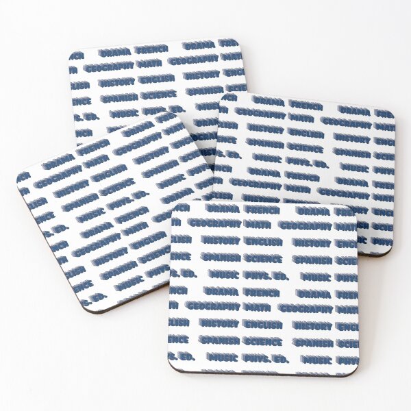 Item preview, Rad Blue School Subject Sticker Pack designed and sold by The-Goods.