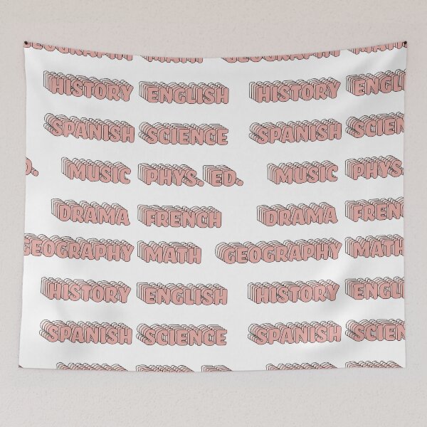 Item preview, Rad Peach School Subject Sticker Pack designed and sold by The-Goods.