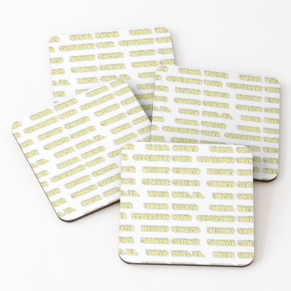 Item preview, Rad Light Yellow School Subject Sticker Pack designed and sold by The-Goods.