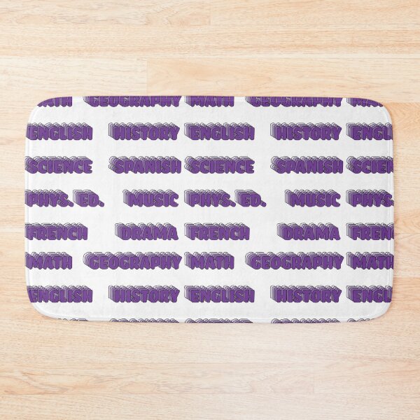 Item preview, Rad Purple School Subject Sticker Pack designed and sold by The-Goods.