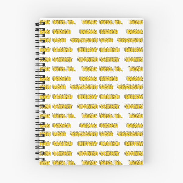 Item preview, Rad Yellow School Subject Sticker Pack designed and sold by The-Goods.