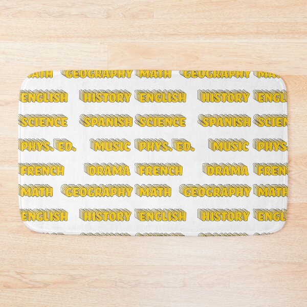 Item preview, Rad Yellow School Subject Sticker Pack designed and sold by The-Goods.
