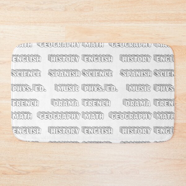 Item preview, Rad White School Subject Sticker Pack designed and sold by The-Goods.