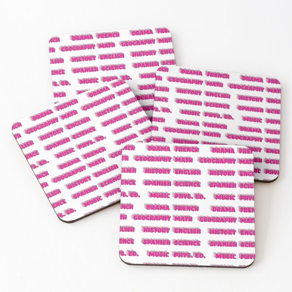 Item preview, Rad Hot Pink School Subject Sticker Pack designed and sold by The-Goods.