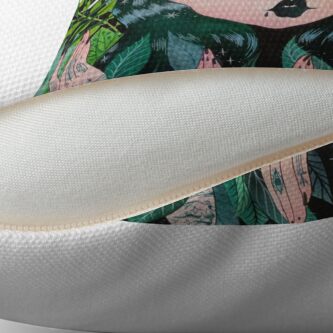 Alternate view of New Leaf Floor Pillow