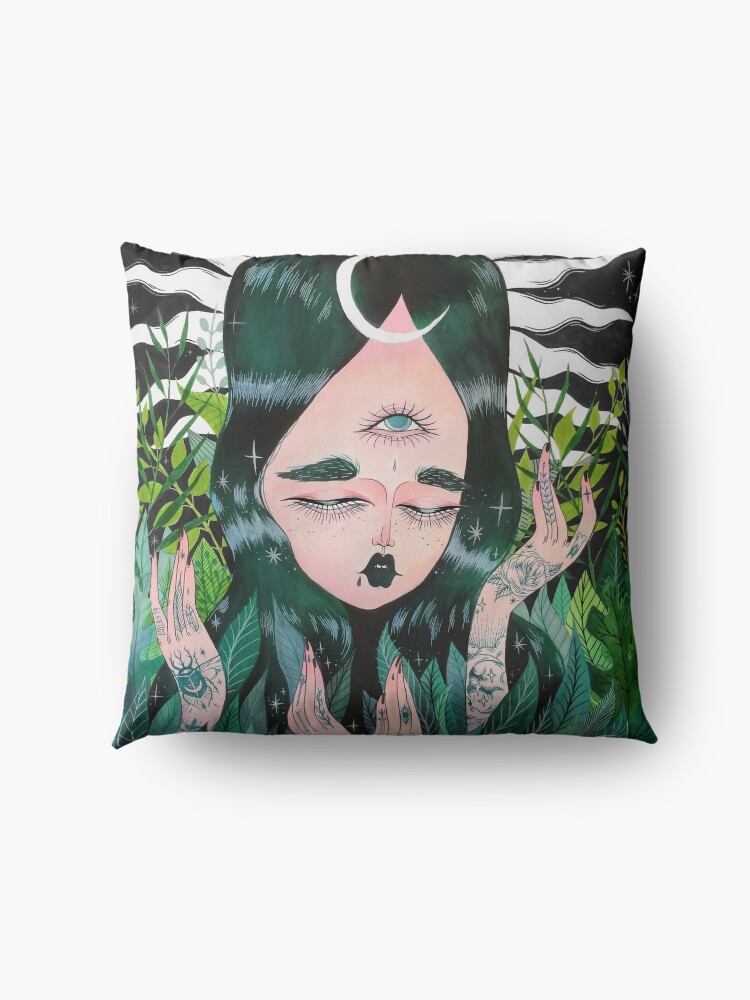 Alternate view of New Leaf Floor Pillow