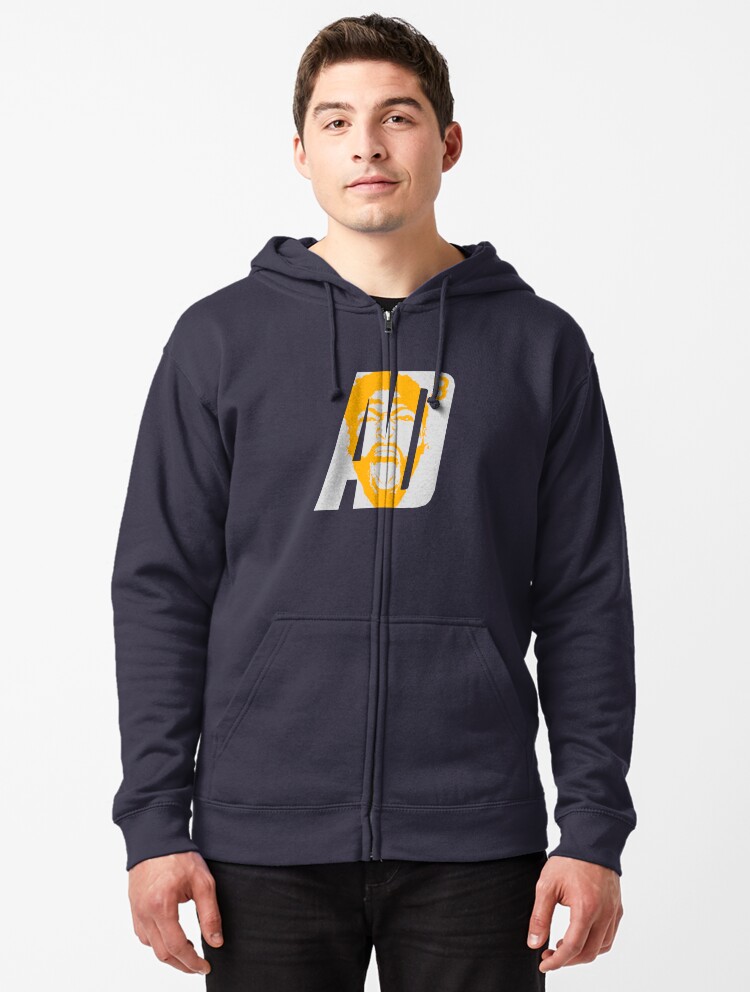 lakers zipper hoodie