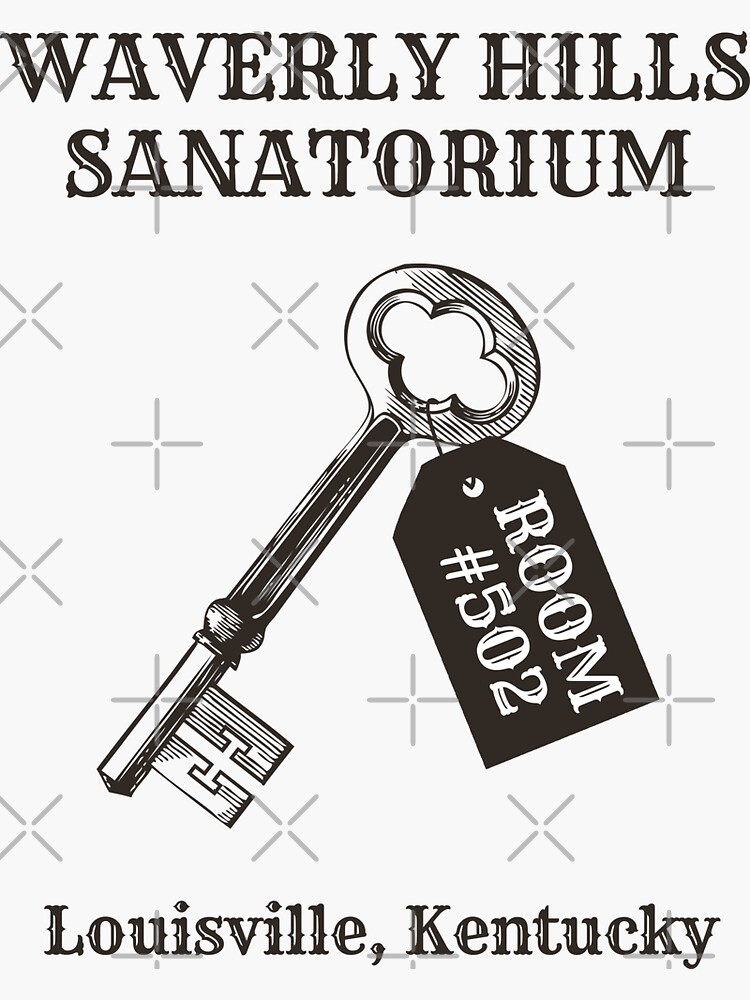 "Waverly Hills Sanatorium Room 502" Sticker for Sale by GhostlyWorld