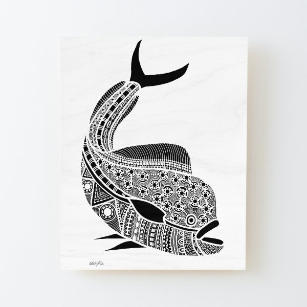 #530 - Connected - Artist Nathalie Le Riche Wood Mounted Print