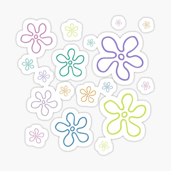 Spongebob Flowers SVG