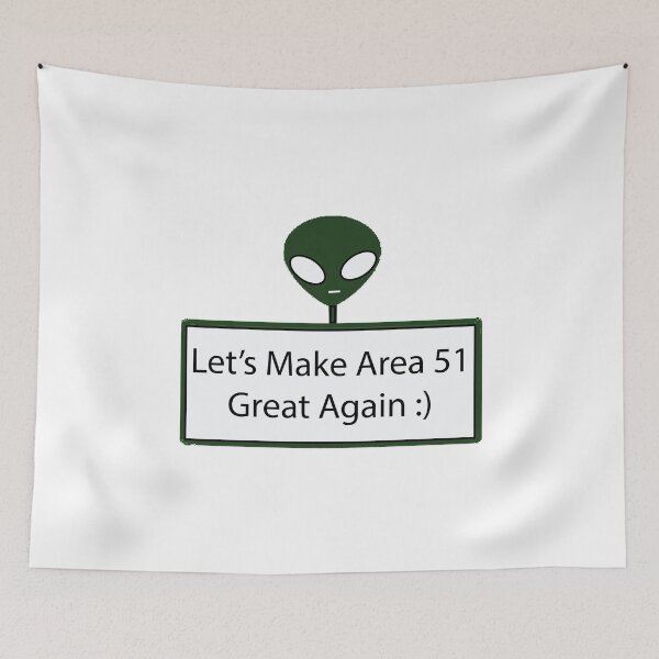 Artikelvorschau, Lassen Sie uns Area 51 wieder großartig machen :) entworfen und verkauft von ALIENSVSROBOTS.