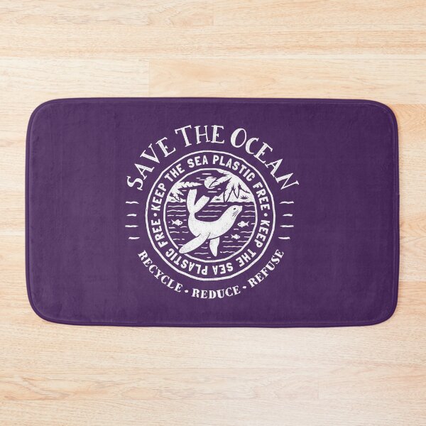 Item preview, Save The Ocean Seal - Keep The Sea Plastic Free - Beach Scene designed and sold by Bangtees.