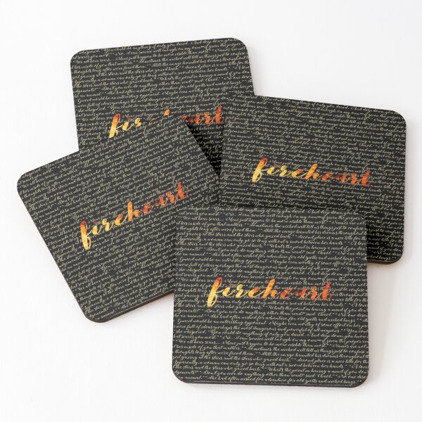 Item preview, Fireheart quoted design designed and sold by SipAndRead.