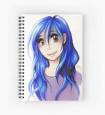 Green Haired Anime Girl Spiral Notebooks Redbubble