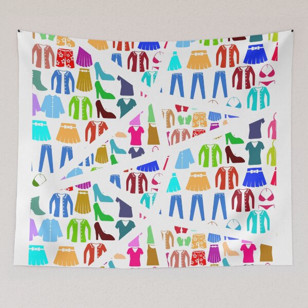 Item preview, Wardrobe chaos in white.  designed and sold by interocitore.
