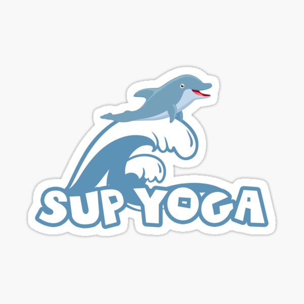 Artikel-Vorschau von Sup Yoga - lustiges Delphin-surfendes Meditations-Wasser, designt und verkauft von PrintPress.