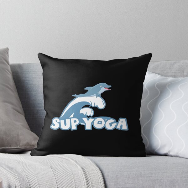 Item preview, Sup Yoga - Funny Dolphin Surfing Meditation Water designed and sold by PrintPress.