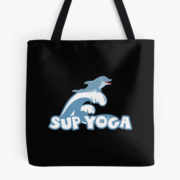 Item preview, Sup Yoga - Funny Dolphin Surfing Meditation Water designed and sold by PrintPress.