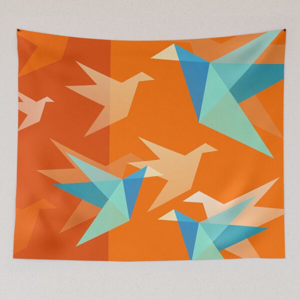 Item preview, Orange Paper Cranes designed and sold by XOOXOO.