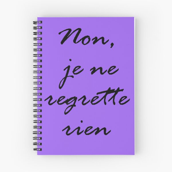 Item preview, Non, je ne regrette rien designed and sold by lyricalshirts.