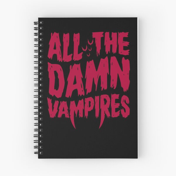 Item preview, Damn Vampires - Goth - 80's Retro Horror Quote designed and sold by Nemons.