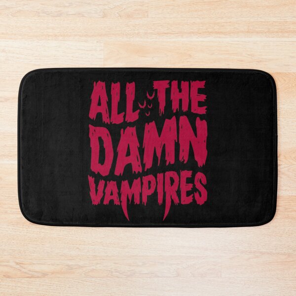 Item preview, Damn Vampires - Goth - 80's Retro Horror Quote  designed and sold by Nemons.