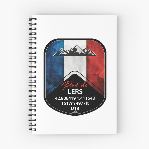 Item preview, Port De Lers Cycle Motorcycle T-Shirt & Sticker - Route des Cols Pyrénées designed and sold by OuterShellUK.
