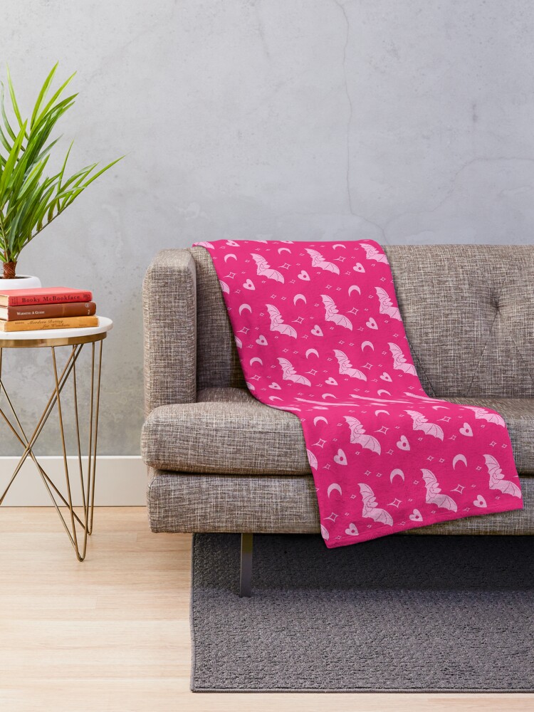 Alternate view of Bats forever! Throw Blanket
