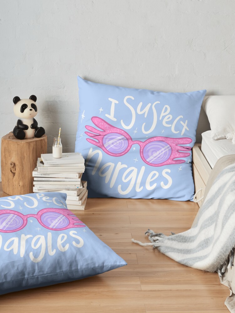 Alternate view of I suspect Nargles - Luna Lovegood Floor Pillow